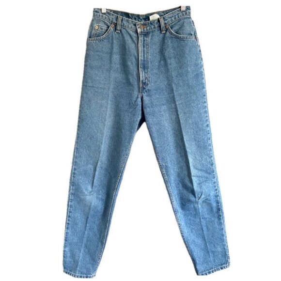 Vintage Levi's 606 White Tab High-rise Tapered Mom Jeans - 30/31"👖 - Picture 1 of 10
